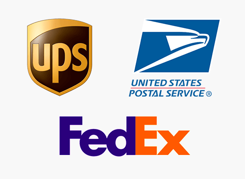 ups usps fedex logos